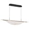 Nuvo Geneva, 46 Inch LED Island Pendant, Matte Black, Silk Screened Acrylic Lens 62/2023 - alternate 4